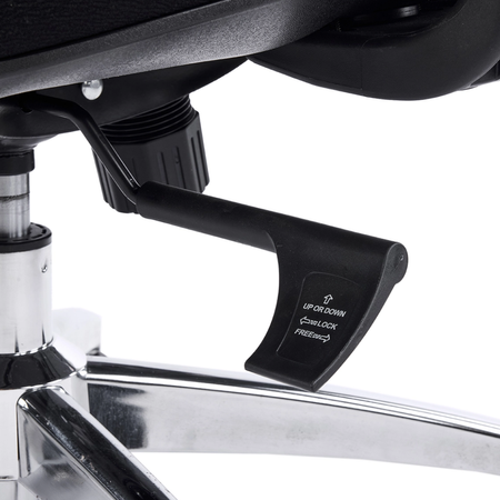 Zestaw do nowoczesnego biura: biurko elektryczne + fotel + szafka