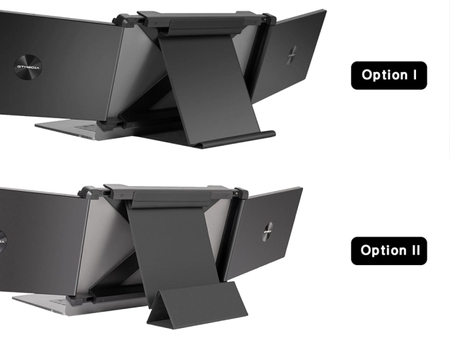 Dwa dodatkowe monitory do  laptopa USB-C 2x11.6" Full HD