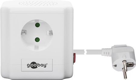 CUBE Steckdosenleiste Goobay 4xAC 2xUSB