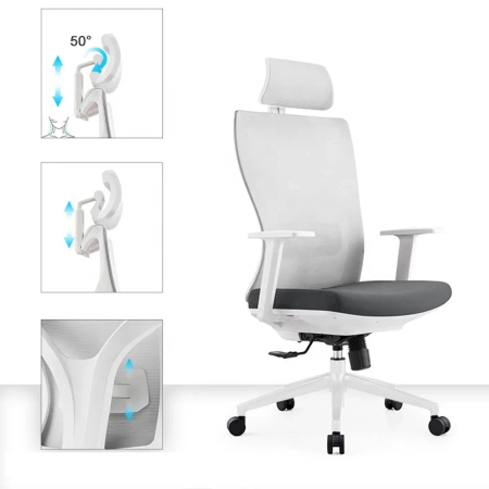 Fotel obrotowy do biurka ergonomiczny Spacetronik ELSA OUTLET