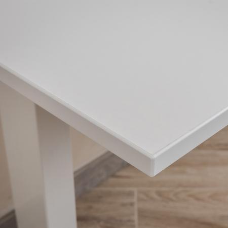 Blat biurka uniwersalny 100x60x1.8 cm Biały Outlet C