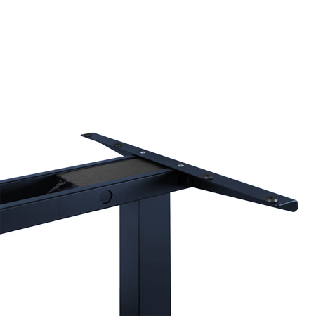 Biurko regulowane Vegard elektryczne dwusilnikowe MDF niebieskie