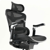 Ergonomiczny fotel biurkowy 6D Spacetronik DORIS 40 czarny z regulowanym zagłówkiem i podłokietnikami