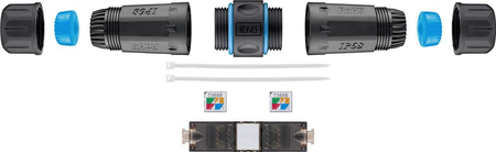 UTP CAT6a IP68 Netzwerkkabelstecker Goobay