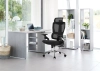 OUTLET Krzesło biurowe ergonomiczne Spacetronik BARD czarne