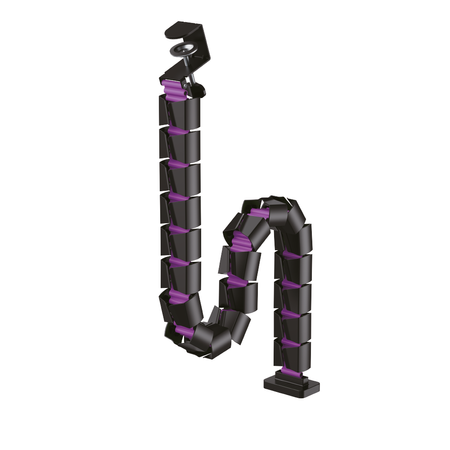 Prowadnik przewodów Spacetronik SPK-131BP czarny - zdjęcie 2