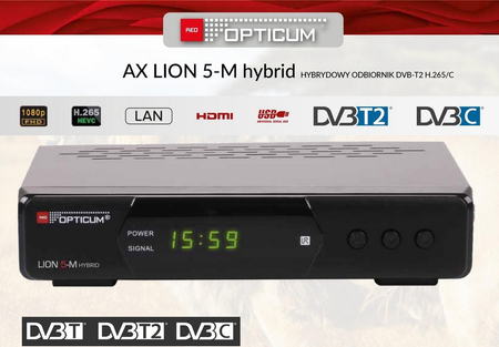 Opticum AX LION NS H.265 -V1 Tuner