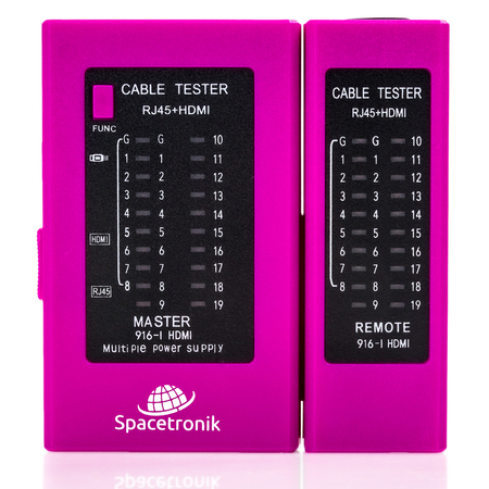 Tester HDMI i kabli sieciowych RJ45 Spacetronik SP-LT05