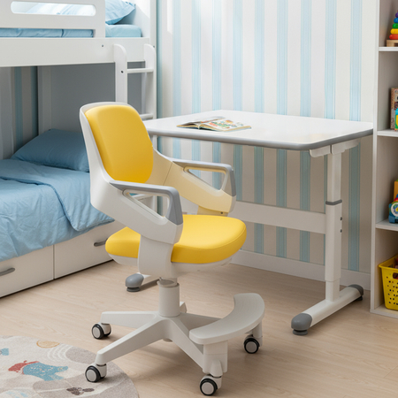 Fotel obrotowy dziecięcy Spacetronik XD SPC-XD09Y Żółte - zdjęcie 2