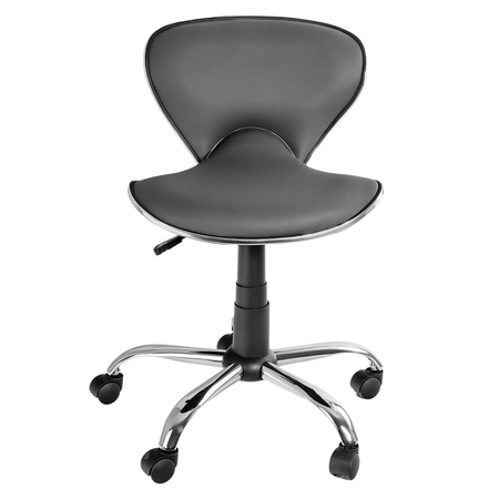 Ergonomiczny taboret krzesło kosmetyczne Spacetronik Binary Szary
