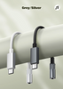 Adapter USB-C auf Klinke 3,5mm mit DAC grau