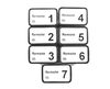 RJ45-Plaketten für LAN-Tester x7 für SP-LTA01