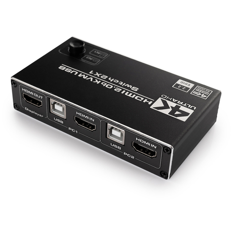 Przełącznik Switch KVM USB + HDMI 2/1 Spacetronik SPH-KVM22 - zdjęcie 2