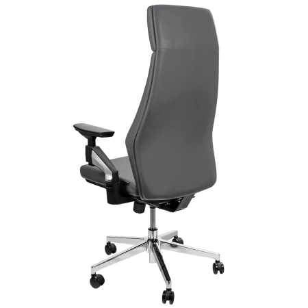 Fotel ergonomiczny biurowy z podłokietnikiem 4D Spacetronik GUNNAR szary OUTLET