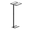 Podwójna lampa stojąca biurowa GLOW D24 Czarna