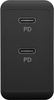 Ładowarka sieciowa 2x USB-C 36W PD Goobay CZARNA