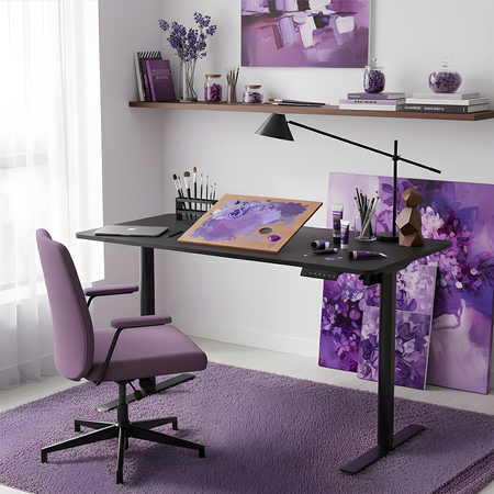 Elektryczne biurko Spacetronik Moris 121BB 120x60 Outlet B