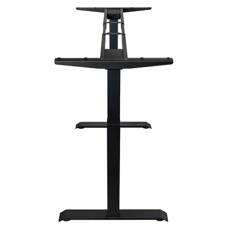 Stelaż elektryczny Spacetronik SPE-222OB Vegard + blat MDF premium czerwony