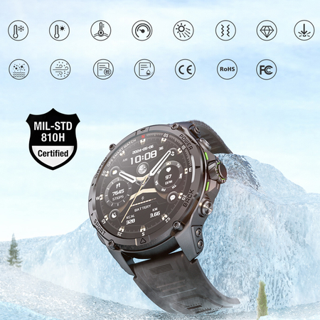 Smartwatch Kumi U5 Pro 170 trybów SPORT Zielony