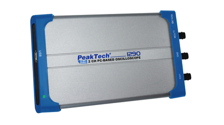 PC-Oszilloskop 2-Kanal USB 25MHz PeakTech 1290 - zdjęcie 2
