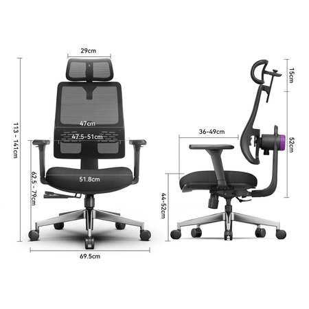 Zestaw Spacetronik LUMBO 11 z podstawką SPC-LUMBO i wsparciem pleców