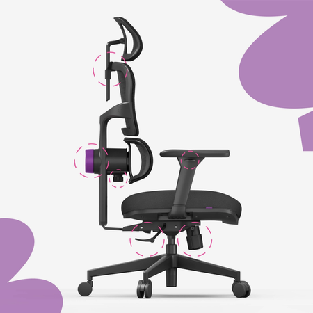 Zestaw Spacetronik LUMBO 33 z podstawką SPC LUMBO do laptopa