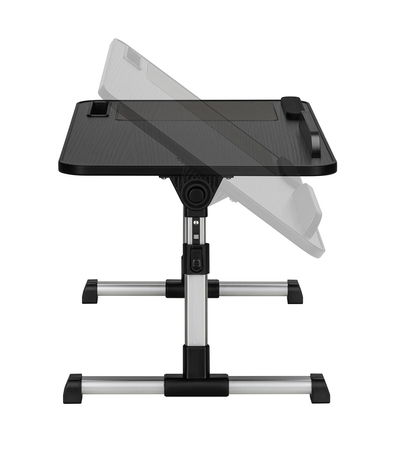 Stolik regulowany na łóżko Beddy S Czarny buk Outlet A