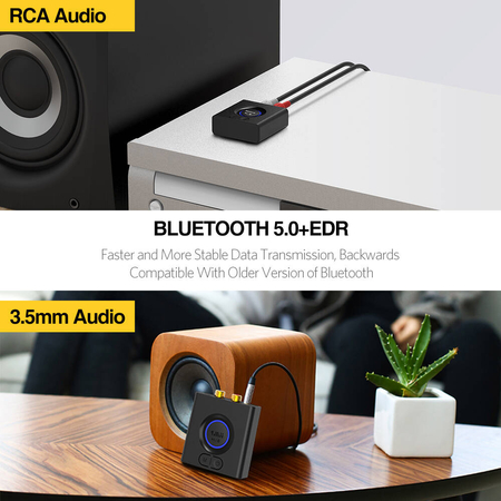 ML200 Odbiornik Audio Bluetooth 5.0 RCA Audio Jack 50m Miilink