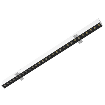 Lampa sufitowa biurowa osadzana LED GLOW D22 Biała