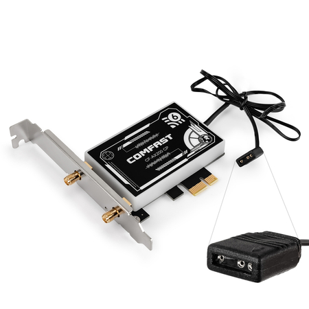 AX3000 Wi-Fi 6 ARGB PCI-E Netzwerkkarte