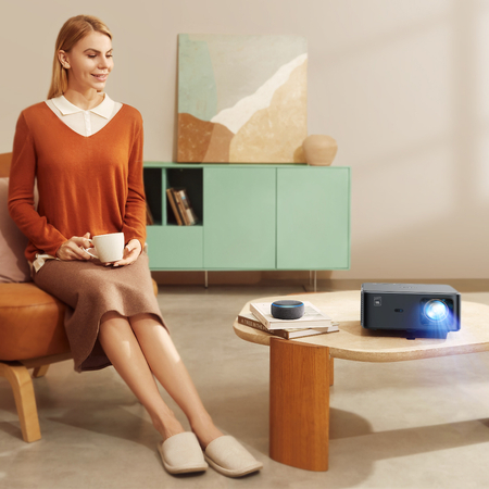 Projektor LCD WiFi6 1080p NFC Yaber K2s zestaw