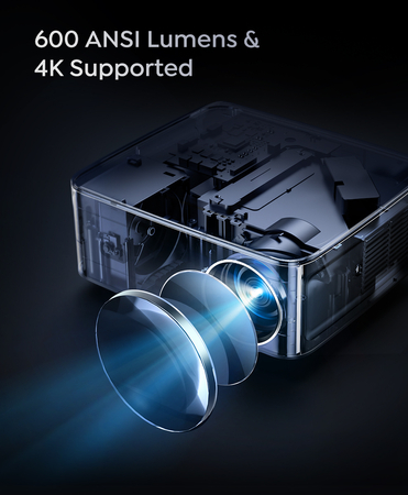 Projektor LCD WiFi6 1080p smart TV Yaber PRO U6