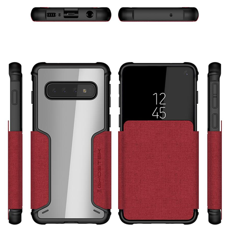 Etui Exec 3 Samsung Galaxy S10 czerwony - zdjęcie 2