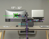 Spacetronik SPA-121 Monitor- und Laptophalterung