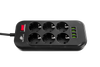 Listwa zasilająca Spacetronik SR-204 6x AC z ładowarką 4x USB 3.4A Auto-id