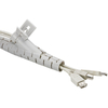 Maskownica kabli Wire Tube Goobay 2,5m Czarna