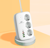 Inteligentna listwa zasilająca Spacetronik SL-PS27 z 3 AC 4 USB