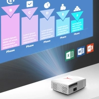 Gamingowy Projektor LED do Gier i Filmów Vivibright F30 4800 lms 1920x1080 px Srebrny OUTLET