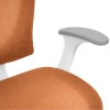 Ergonomiczne krzesło dziecięce OUTLET do biurka pomarańczowe Spacetronik XD SPC-XD02O