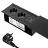 Gniazdo wpuszczane rozsuwane do blatu Spacetronik SPS-S24B V2 COMPACT