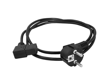 Kabel zasilający komputerowy 230V / 3pin C13 IEC - 1,5m - zdjęcie 2