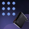 Stacja ładująca GaN 140 W Spacetronik SR103, LED, 6 portów USB (3A3C), PD+QC3.0