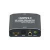 Rozgałęźnik HDMI na HDMI 2.0 + Audio 5.1 SPDIF, coaxial, AUX 4Kx2K@60Hz Spacetronik SPH-AE09