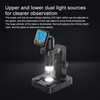 Digitales Mikroskop mit 2MP RGB 20-100x LED Bildschirm