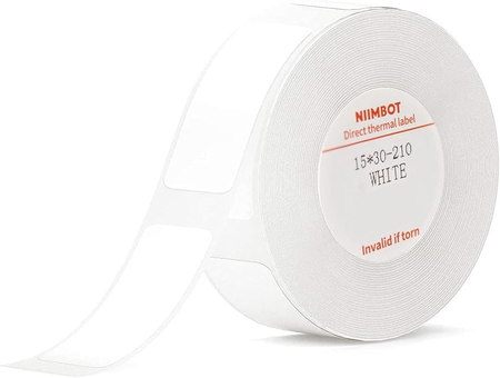 Niimbot D Serie Etiketten 15x30 mm 210 Stück weiß - zdjęcie 2