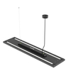 Lampa wisząca do biura LED GLOW D24 7200 lm Czarna