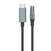 Adapter USB-C auf Klinke 3,5mm mit DAC grau