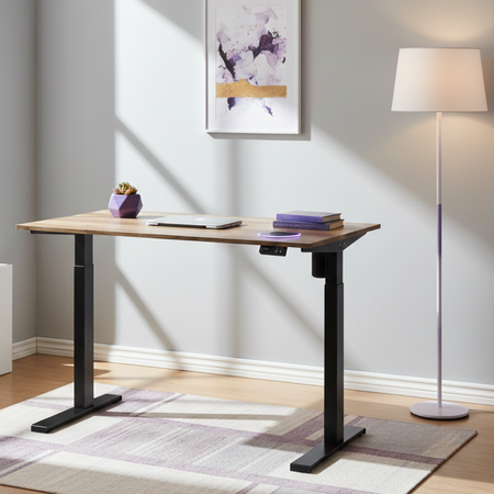 Biurko elektryczne Spacetronik SPE-152B 120×60 cm Dąb Lungo