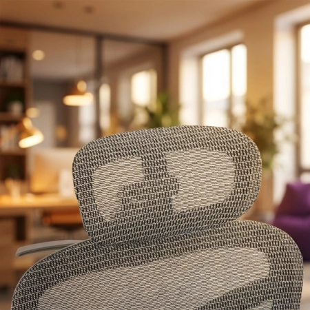 Regulowany Fotel biurowy 4D SPRINGO-01 Czarny