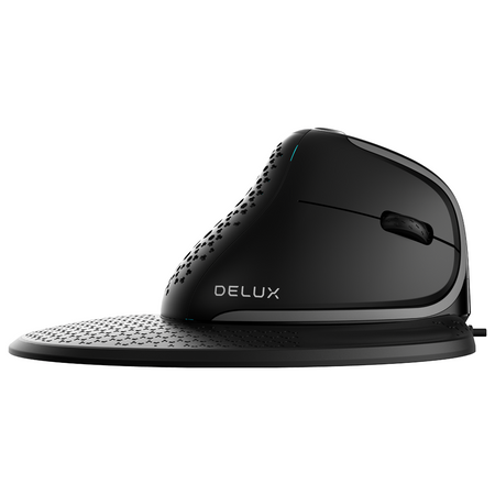Optische Maus Delux M618XSD schwarz, kabellos.